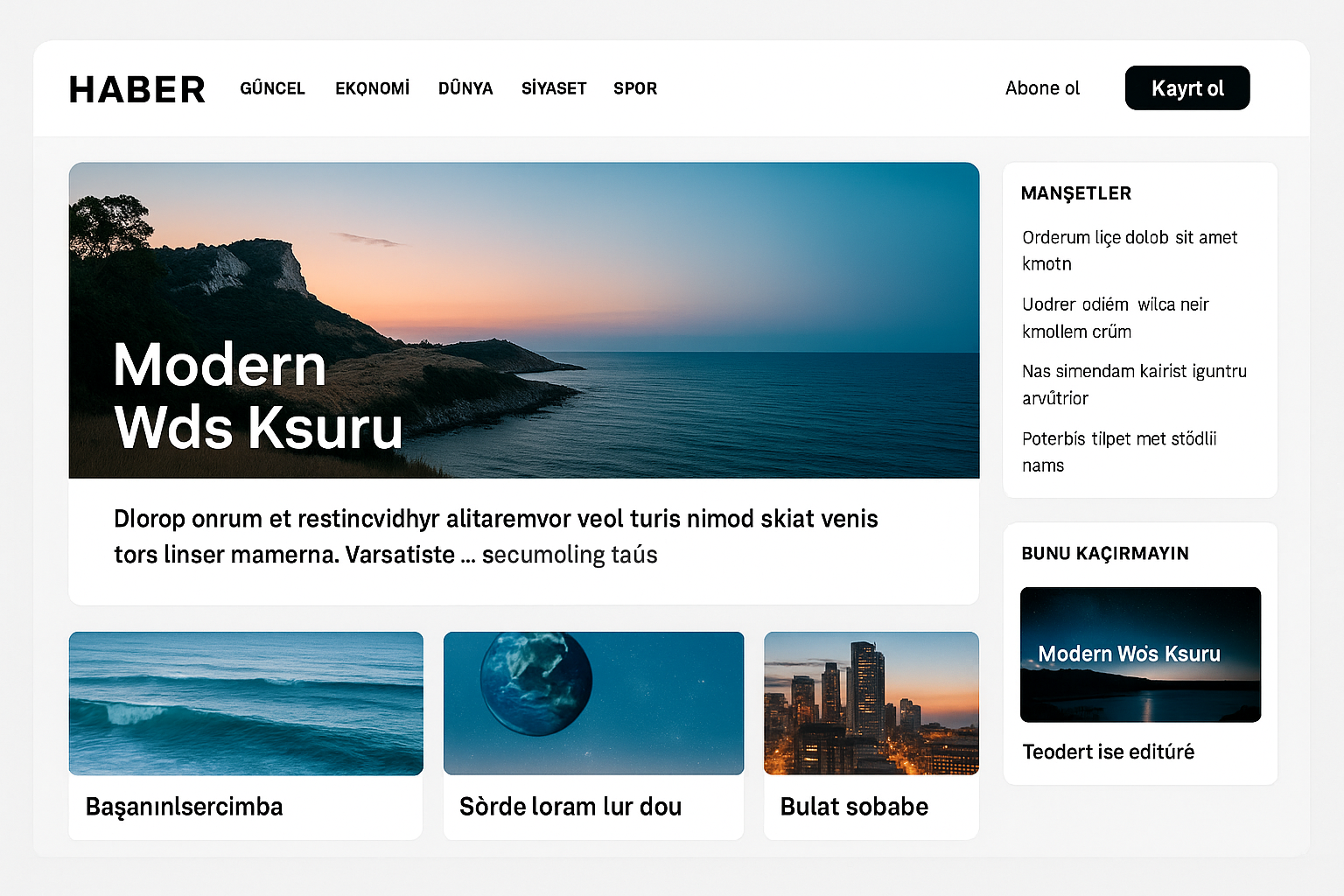 Dijital Gazete Ekran Görüntüsü